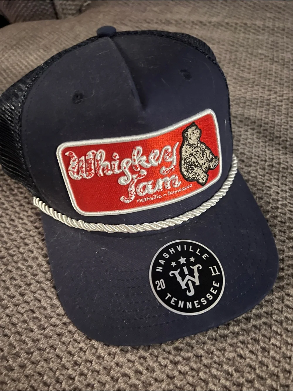 Whiskey Jam 5 Panel Adjustable SnapBack Trucker Hat